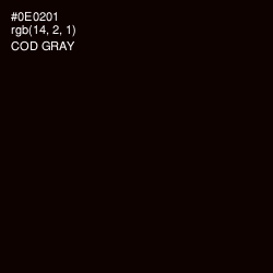 #0E0201 - Cod Gray Color Image